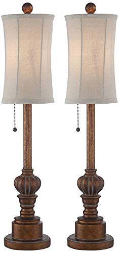 Regency Hill Bertie Traditional French Country Style Buffet Table Lamps 28