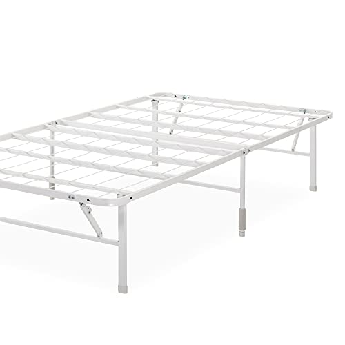 ZINUS Rumi 14in Full Metal Bed Frame, Quick Assembly SmartBase® Mattress Foundation, Heavy Duty Sturdy Steel with No Box Spring Needed, Eco-Friendly Packaging, Black