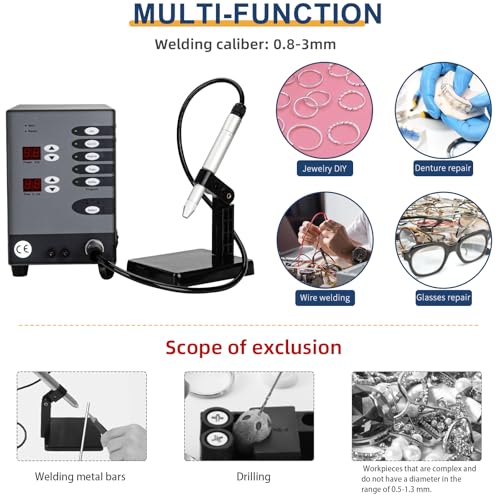 Welder for Permanent Jewelry - 100a Permanent Jewelry Welder,110v Welding Machine Jewelry,Pulse Arc Welder Permanent Jewelry