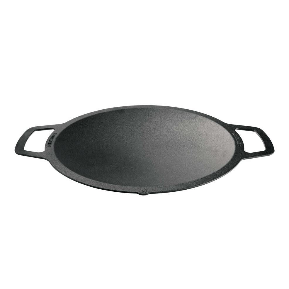 Solo Stove Large Cast Iron Wok Top, Stir Fry Pan, Cooktop for Bonfire and Yukon fire pit, Fireplace accessory, Cooking surface: 18