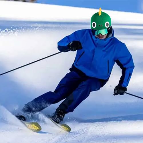 Ski Helmet Cover, Suitable for Helmets of Ski, Snowboard, Skateboard - Fun Funny Gifts for Kids & Adults