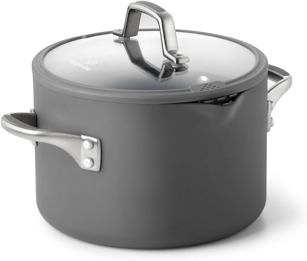 Calphalon Simply Easy System Nonstick Stock Pot and Cover, 6-Quart