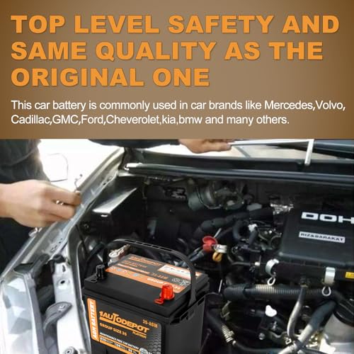 BCI Group 24F Car Battery, 12V 70Ah Automotive Battery Premium Maintenance Free AGM Batteries, 710CCA, 120RC, 36 Months Warranty