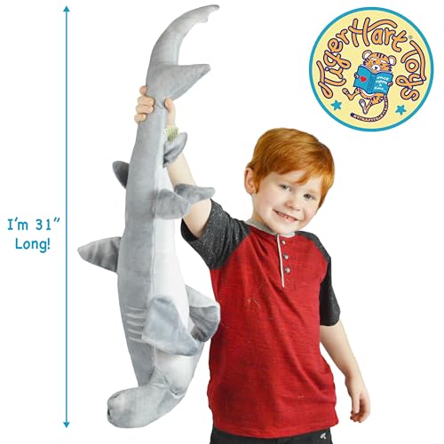 MC The Hammerhead Shark - 31 Inch Stuffed Animal Plush