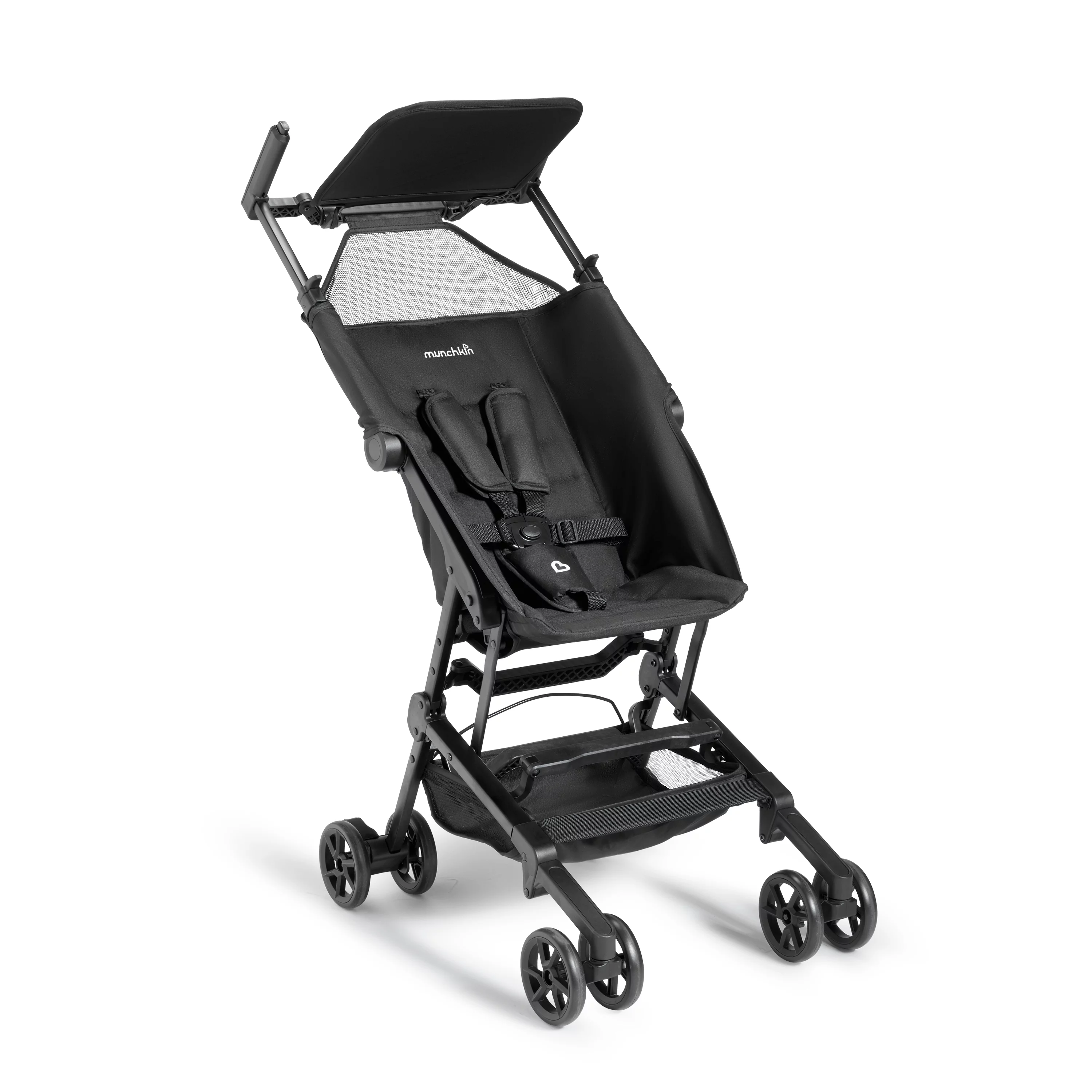 Munchkin® Sparrow™ Ultra Compact Lightweight Travel Stroller for Babies & Toddlers, Black, Unisex