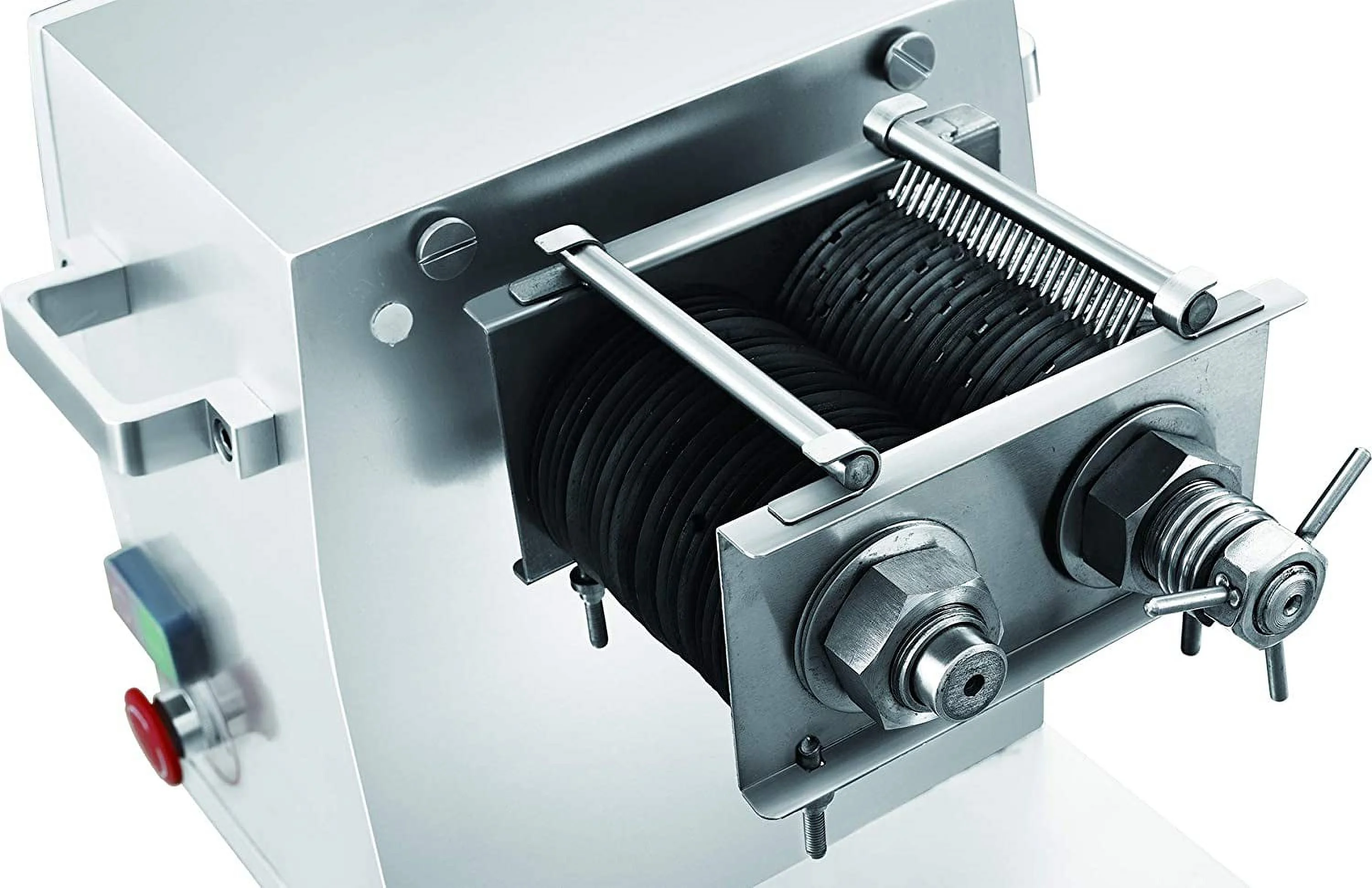 KWS SL-48 3mm Commercial 1320W 1.8HP Electric Stainless Steel Fresh Meat Slicer Cutter for Restaurant/Deli/Butcher Shop