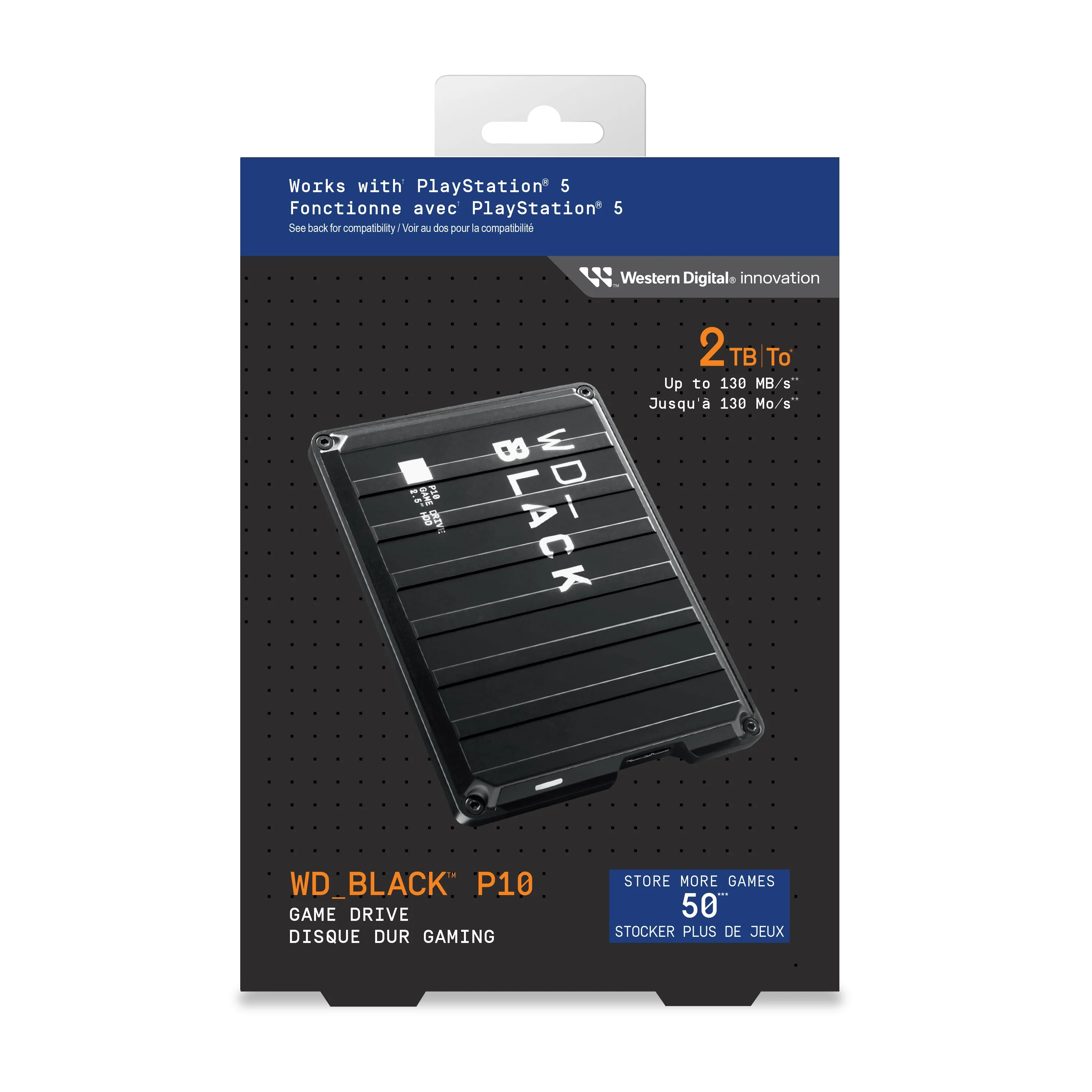 WD_Black 2TB P10 Game Drive - WDBA2W0020BBK-WEW1