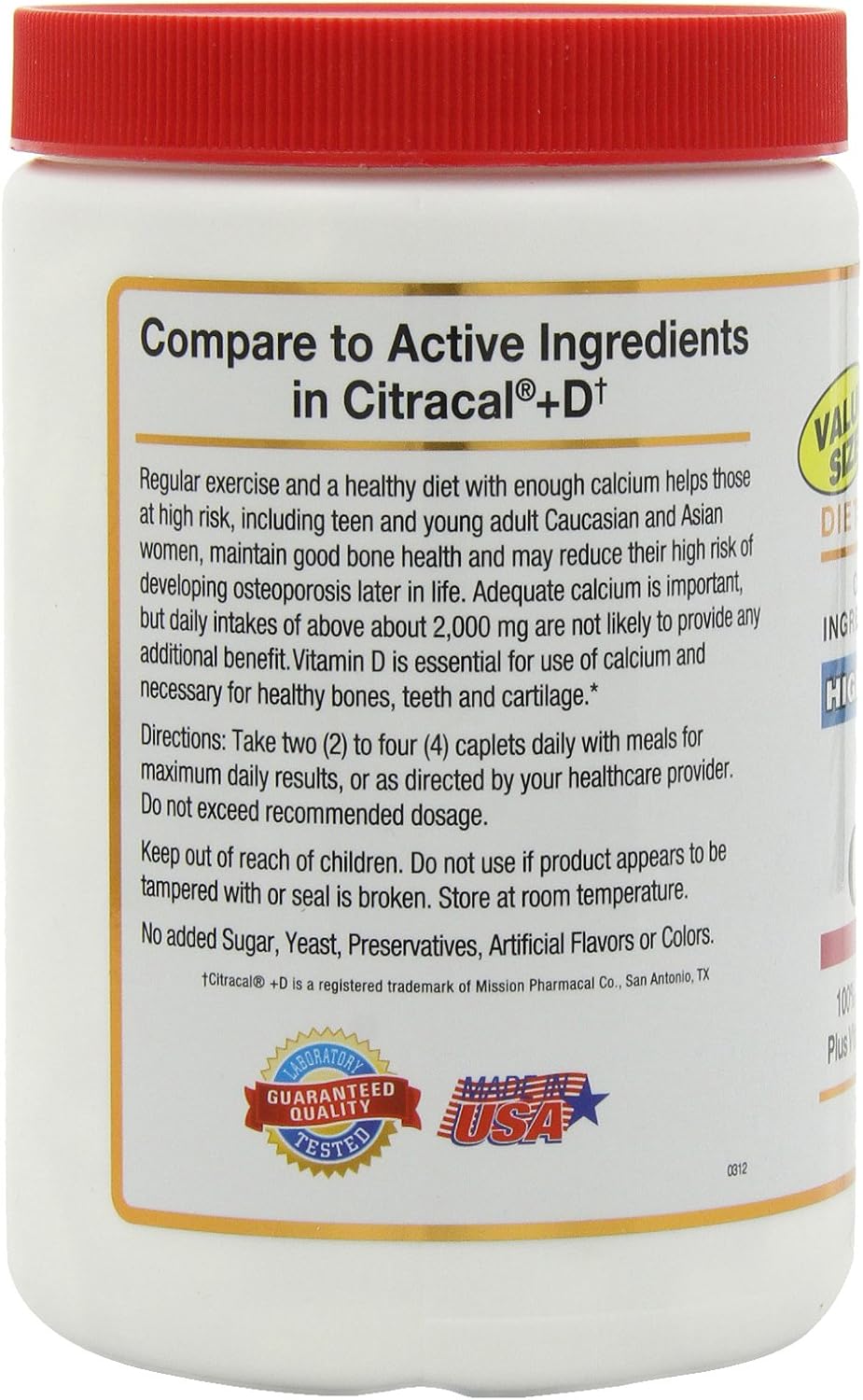 21st Century Vitamins Calcium Citrate + Vitamin D Caps