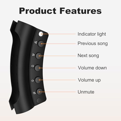 Wireless Steering Wheel Remote Control with Signal Indica for y-metdriving Portable car Stereo and Other Android car Stereo,with Low Battery Alert,Bluetooth Interface Function Control