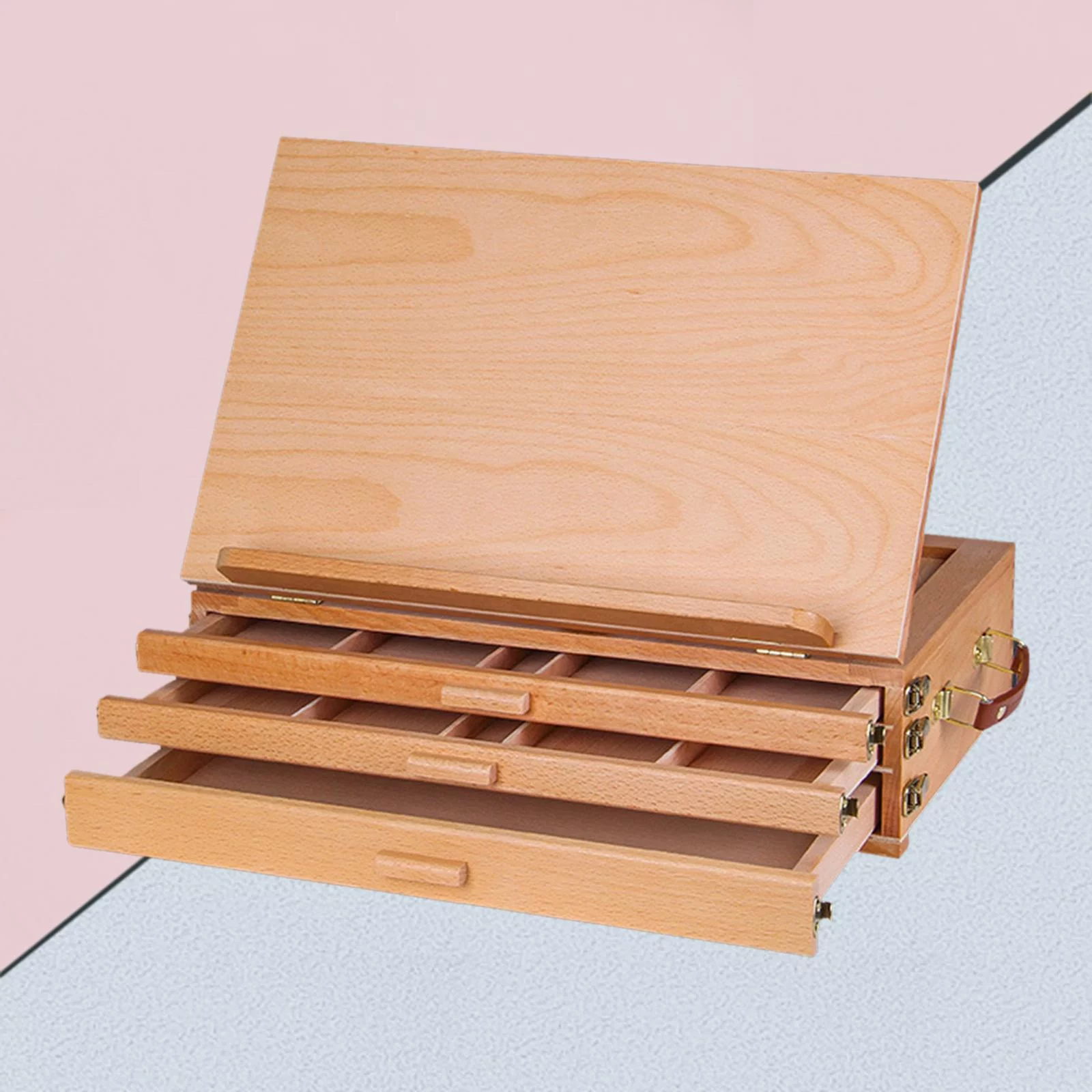 Drawing Sketching Board Wood Adjustable Table Desk Easel Art Painting 40x27CM