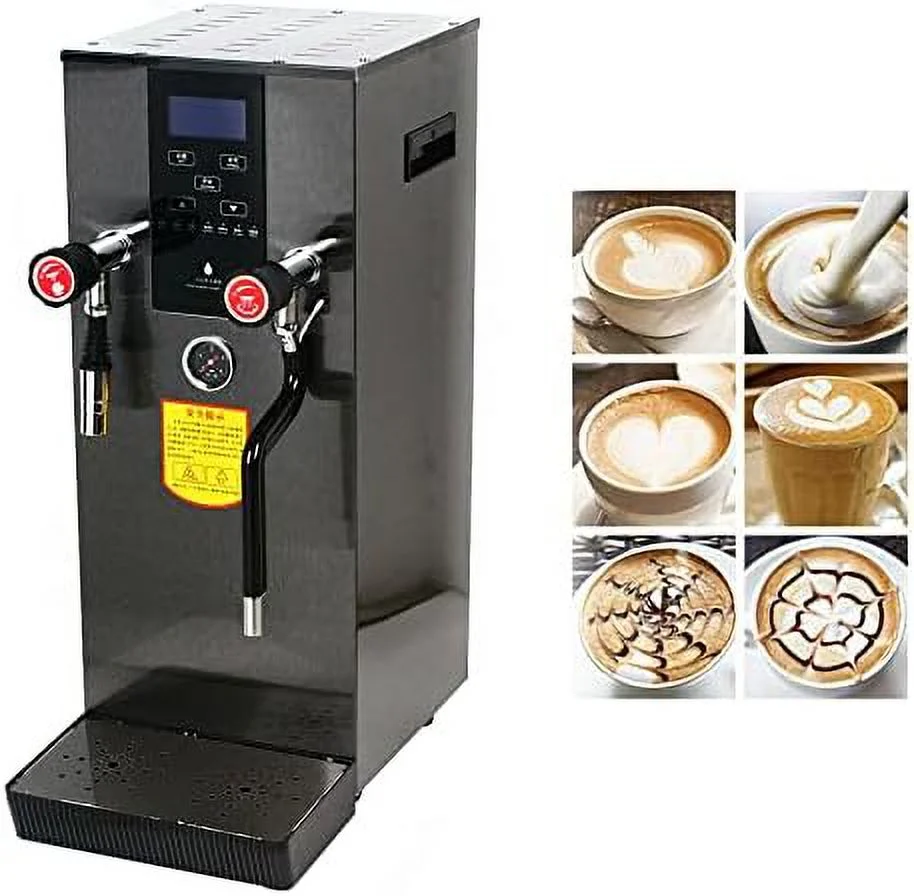 MIDUO 2500W 110V Commercial Stainless Steel Espresso Maker Cappuccino Coffee Machine
