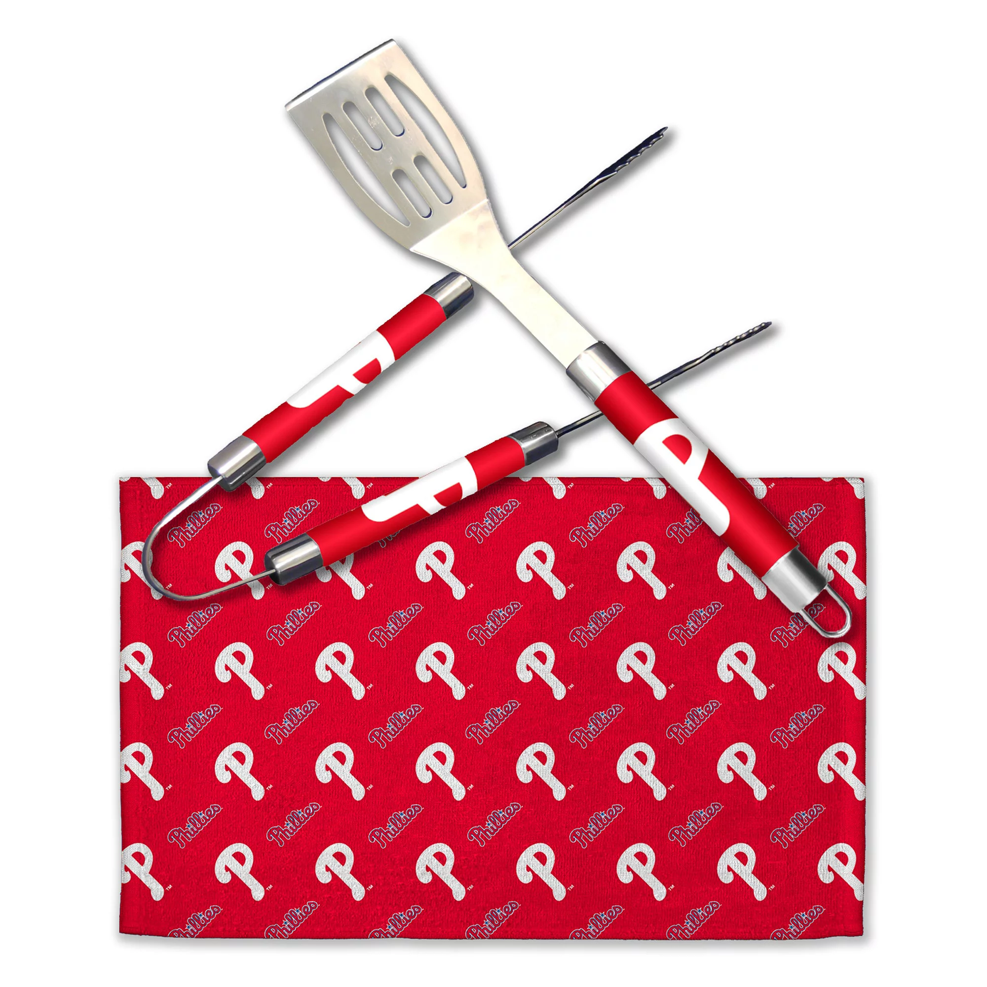 Philadelphia Phillies Bbq Grill Utensil Set
