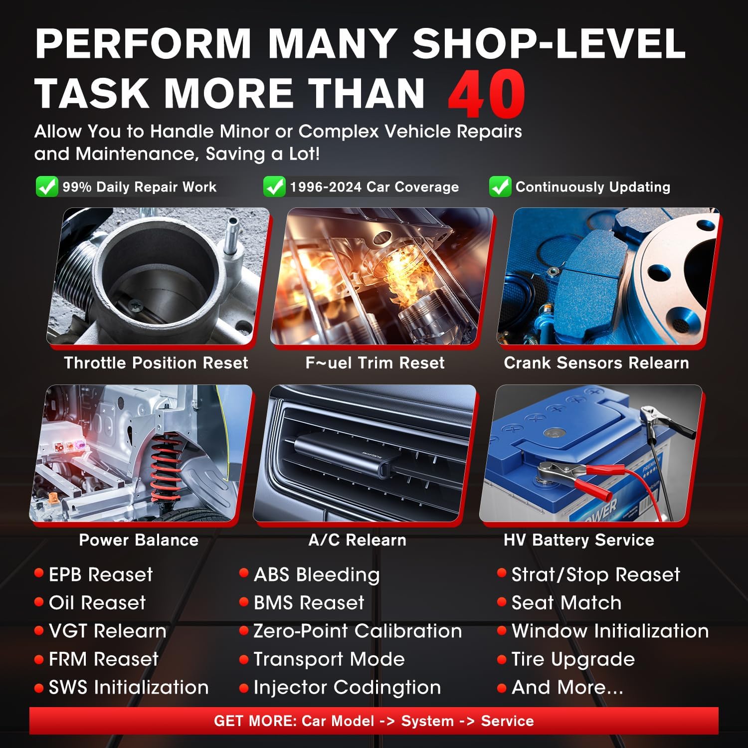 Autel Scanner MaxiCOM MK900-BT, 2024 OS 11 MK900BT Fully Functional Bidirectional Scan Tool, Up of MK900 MX900 MK808BT PRO MK808S MX808S MK808Z, 40+ Reset, CAN FD/DoIP, 3000+ Active Tests, WiFi Print