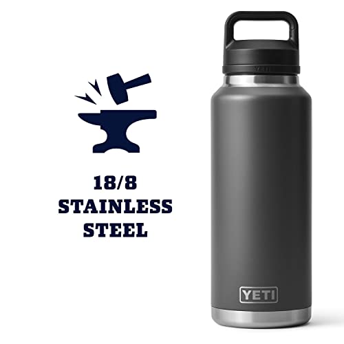 YETI Rambler 46 oz Bottle, Vacuum Insulated, Leakproof, Stainless Steel with Chug Cap