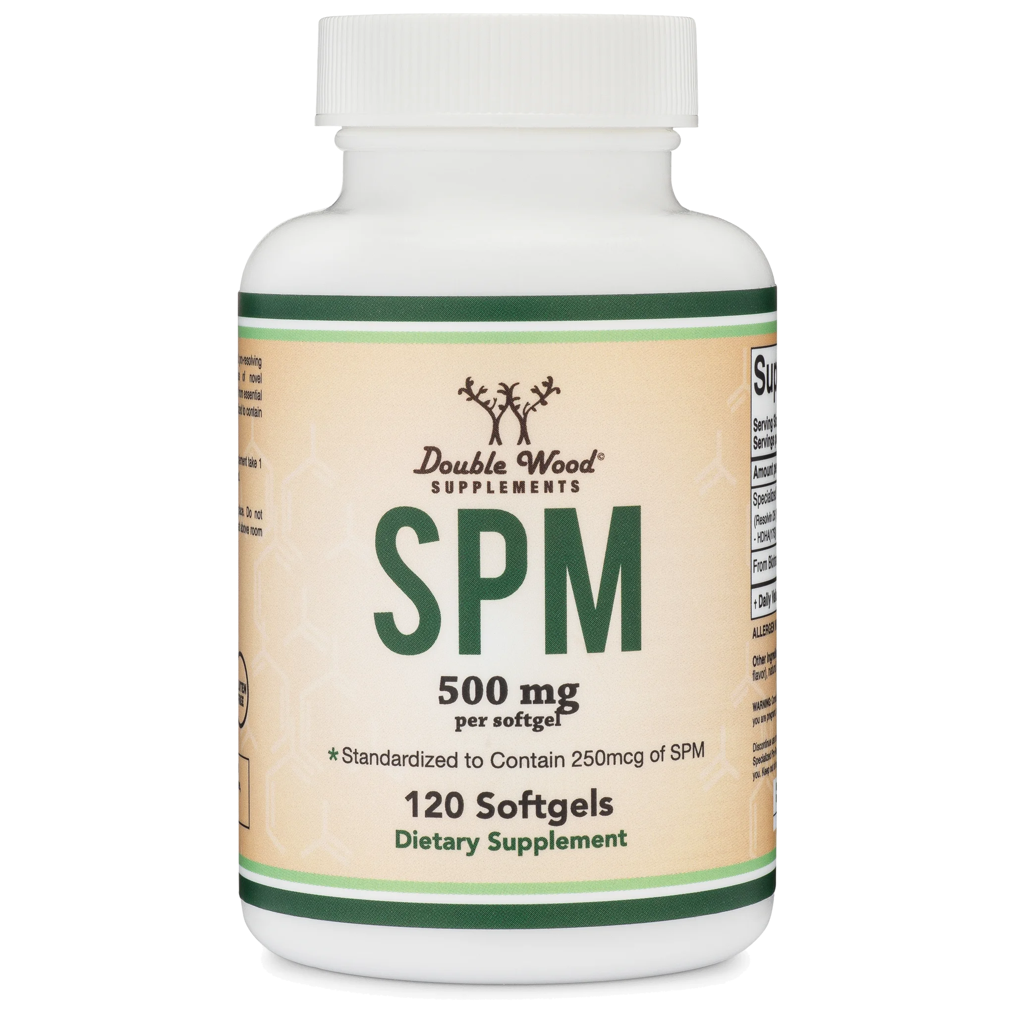 SPM (Pro Resolving Mediators) - 120 x 500 mg softgels - Supports Cellular Debris Clearing
