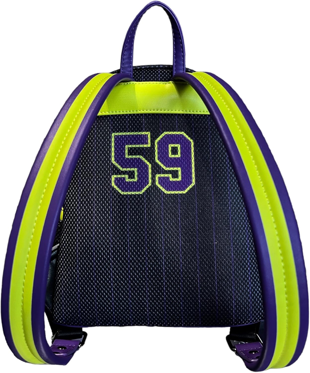 Loungefly Disney Villains Team Maleficent Jersey Glow in the Dark Mini Backpack