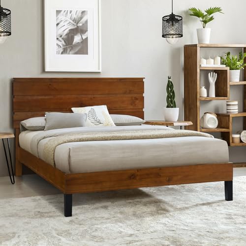 Farmhouse Full Size Bed Frame w/ 45.5