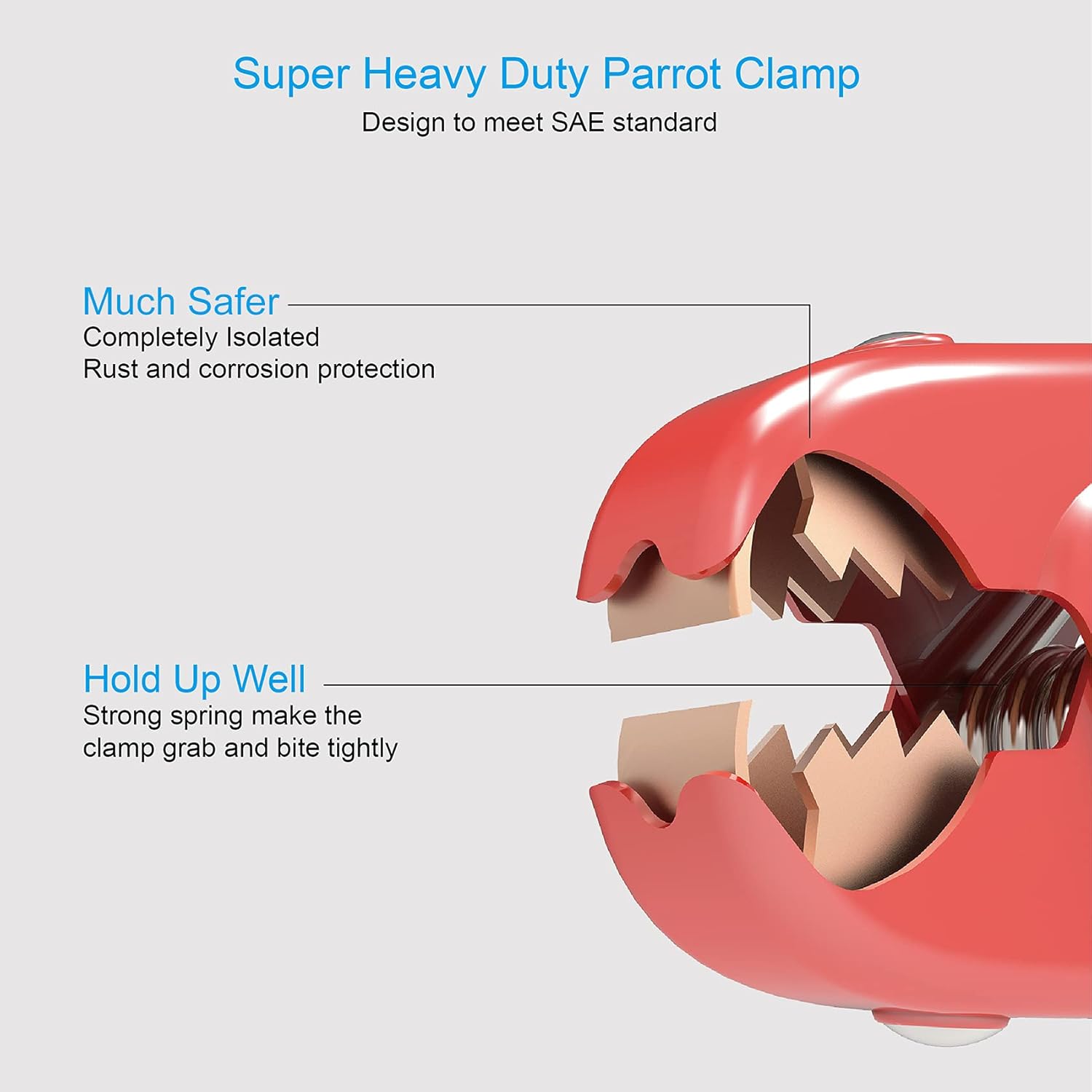 TOPDC 100% Copper Jumper Cables 4 Gauge 20 Feet -40℉ to 167℉ Heavy Duty Booster Cables with Carry Bag and Safety Gloves (4AWG x 20Ft)