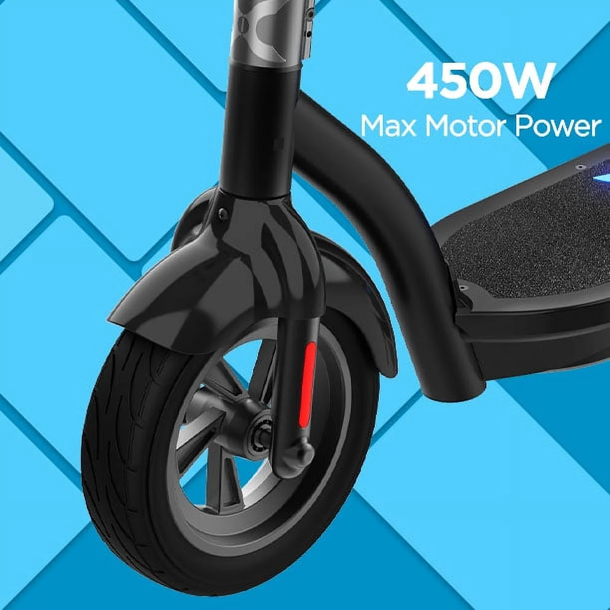 Hover-1 Alpha Electric Scooter, 18 mph Speed, 264 lb Max Weight, Black, UL 2272 Certified