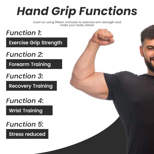 Heavy Hands Ergonomic Grips with Four 2 LB Twist-on Weights