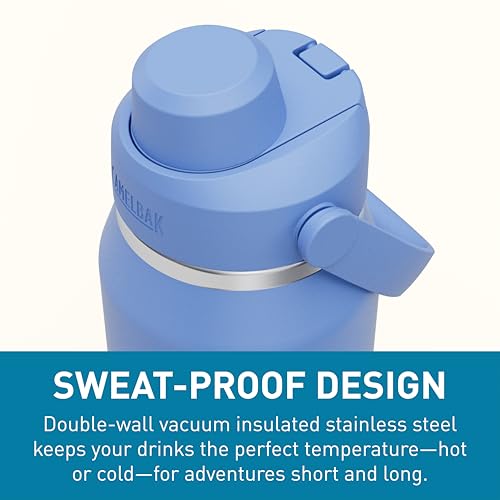 CamelBak Thrive Chug Insulated Stainless Steel Water Bottle Sky Blue, 32oz