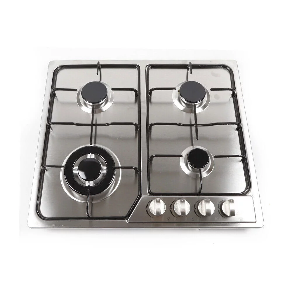 TOOL1SHOoo 5 Burners Built in Gas Cooktop Stainless Steel Stove NG/LPG Gas Hob Cooktop