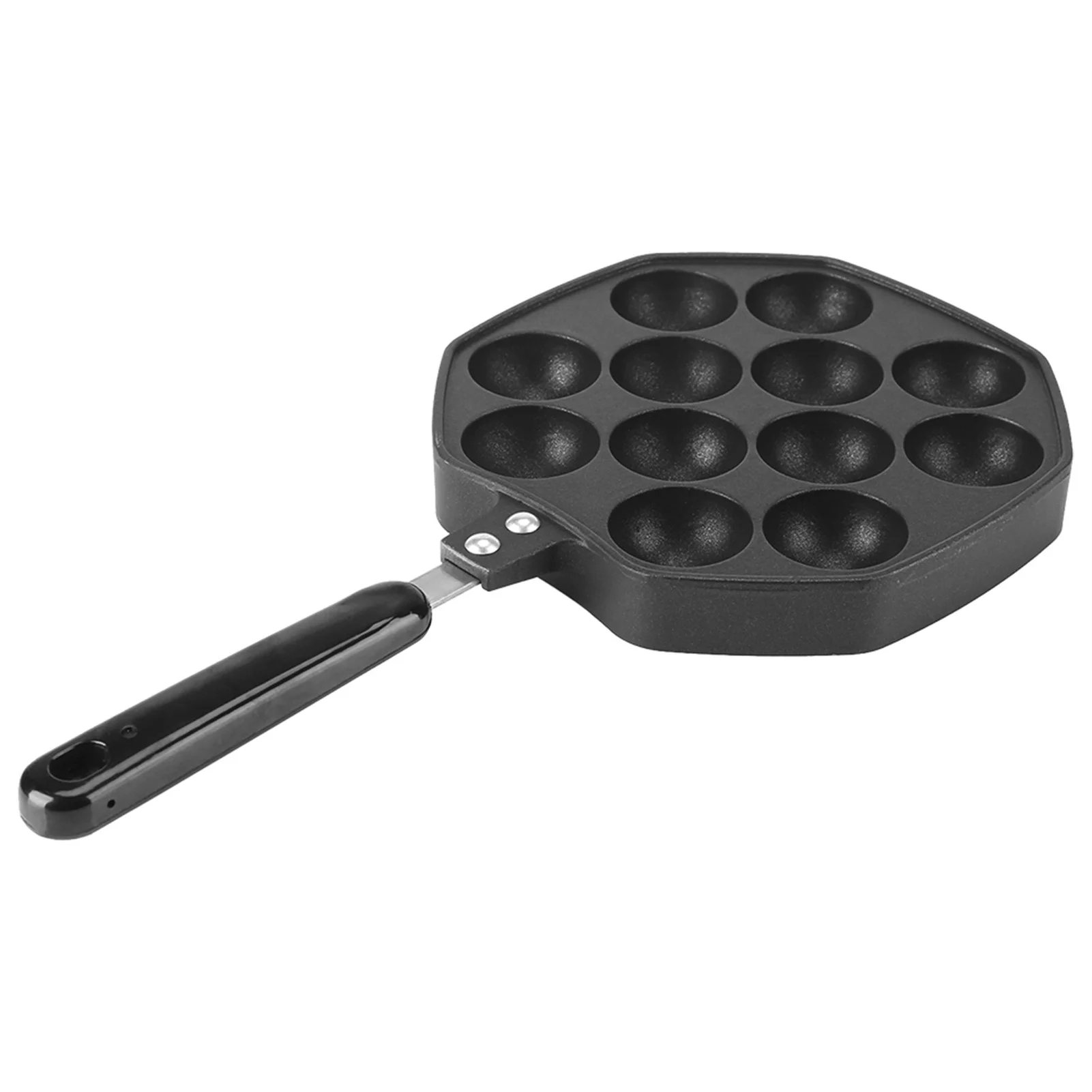 East buy Molde para Hornear, 12 cavidades de Aluminio Antiadherente Takoyaki Grill Pan Plate Pulpo Ball/Pancake Maker Molde para Hornear