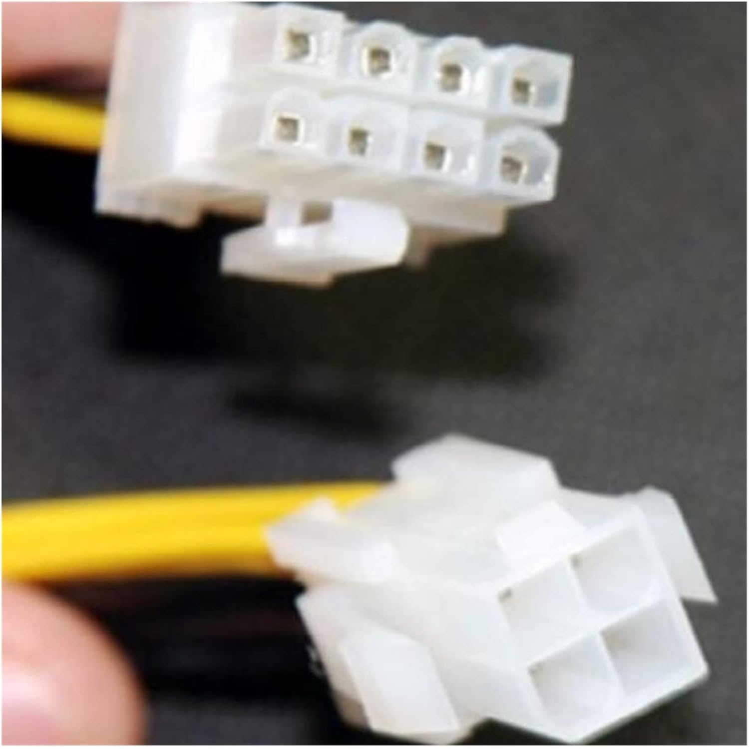 1 Pcs 4 Pin Male To 8 Pin CPU Power Converter ATX Cable Wire 12V