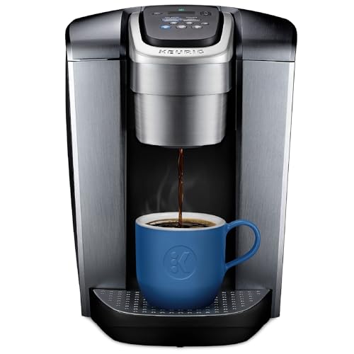 Keurig K-Elite Single Serve K-Cup Pod Coffee Maker, with Strength and Temperature Control, Iced Coffee Capability, 8 to 12oz Brew Size, Programmable, Brushed Slate
