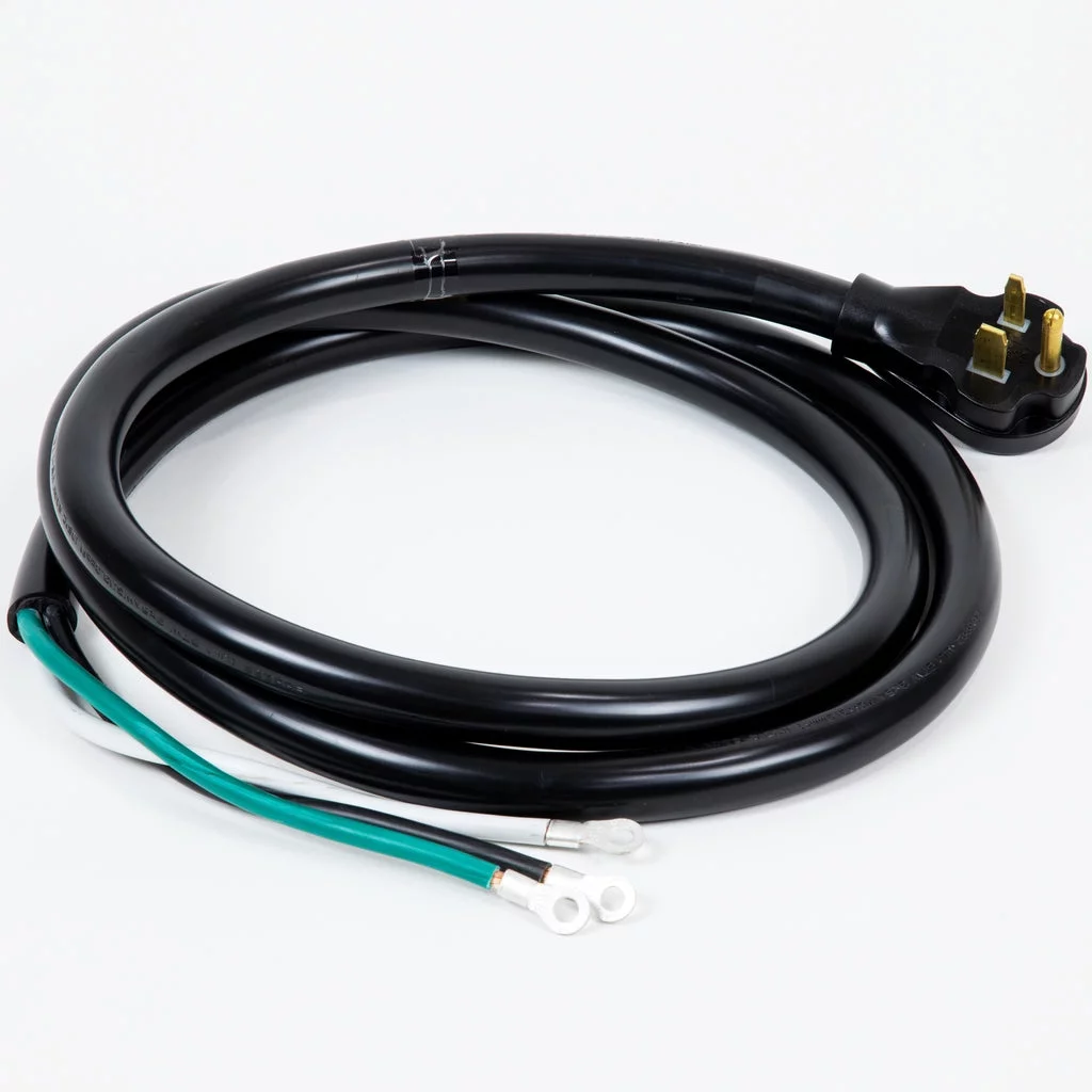 Dr Infrared Heater DR-PS103, 25 Feet 50A Power Cord with NEMA 6-50P Plug Open End with Eyelet 6-2 Gauge UL listed, Black