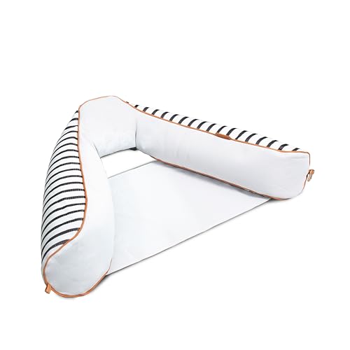 Big Joe Noodle Sling, No Inflation Needed, Pool Float with Armrests, Quick Draining Fabric, Cup Holder