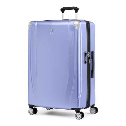Travelpro Pathways 3 Hardside Expandable Luggage, 8 Spinner Wheels, Lightweight Hard Shell Suitcase, Carry On 21 Inch, Black Knight