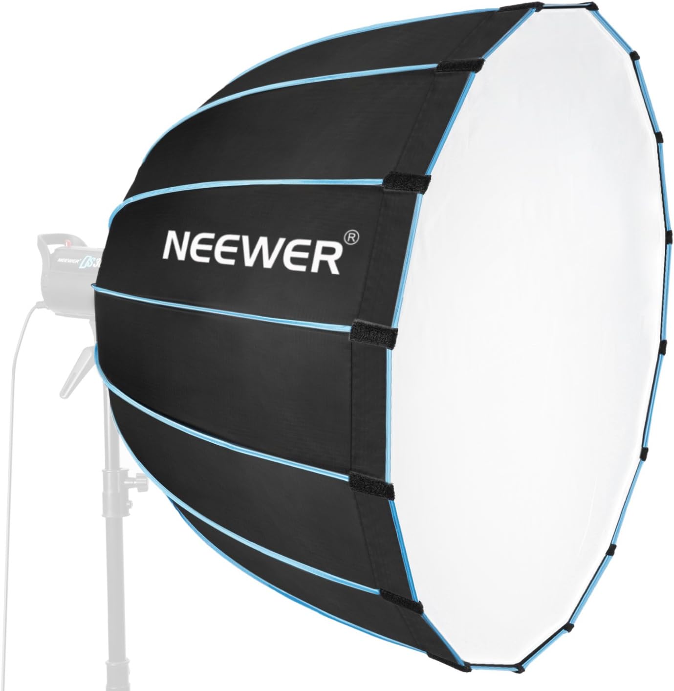 Neewer 36 inches/90 centimeters Photography Portable Speedlite Flash Hexadecagon Softbox with Bowens Mount Compatible with Neewer CB60 CB100 CB150, Aputure 300D II 120D and Other Bowens Mount Light