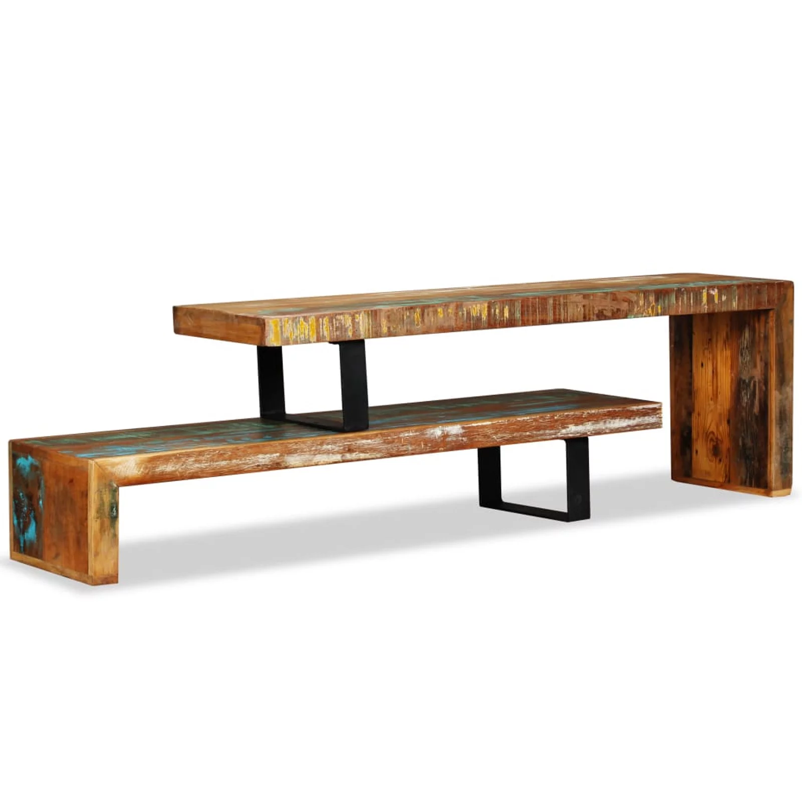 Carevas TV Stand Solid Reclaimed Wood