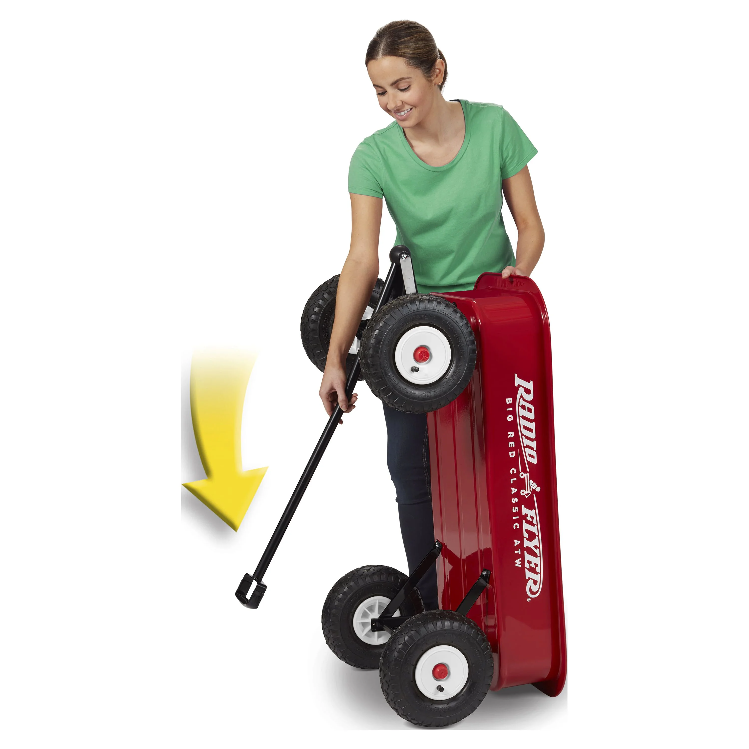 Radio Flyer, Big Red Classic ATW Wagon, All-Terrain Air Tires, Red