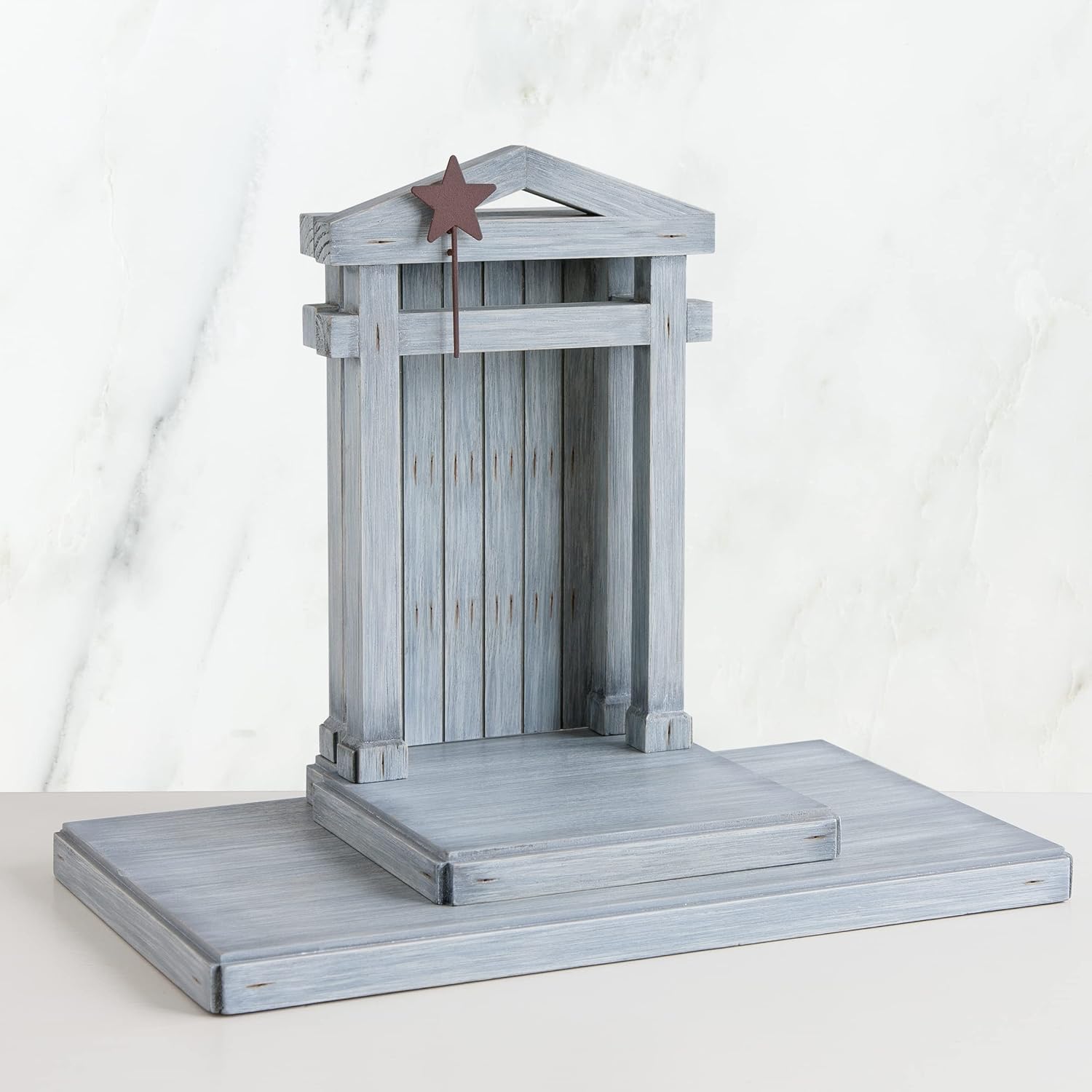 Willow Tree Crèche, hand-painted nativity backdrop