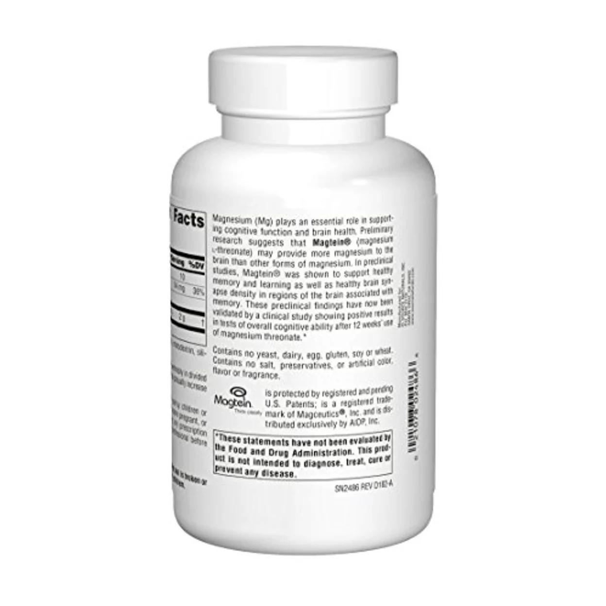 Source Naturals - Magtein Magnesium L-Threonate 667 mg. - 180 Capsules