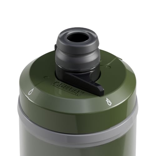 CamelBak Podium Chill Bike Insulated Squeeze Water Bottle Navy Stripe, 24oz