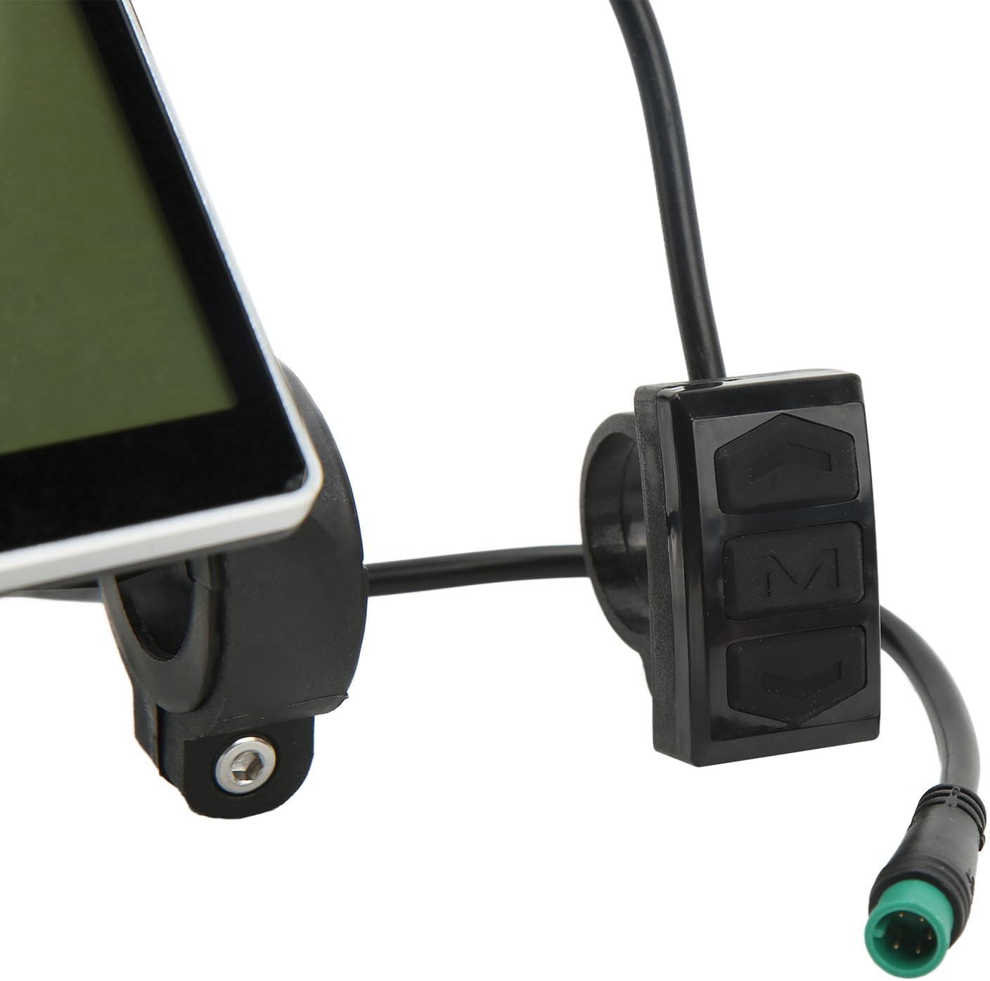 Ebike LCD Display, 24V 36V 48V 60V 5 Pin E Scooter M5 Panel Meter Screen Electric Bike M5 LCD Panel Screen for 31.8 22.2mm Handlebar Electric Bikes