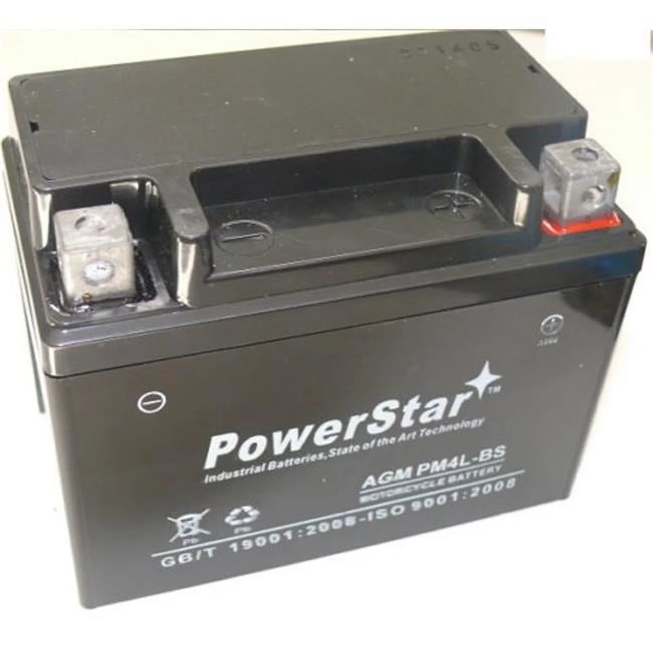 PowerStar  Replacement Battery for 2009-08 Hyosung SD50-Sense 50CC BTX4L-BS - 2 Years Warranty