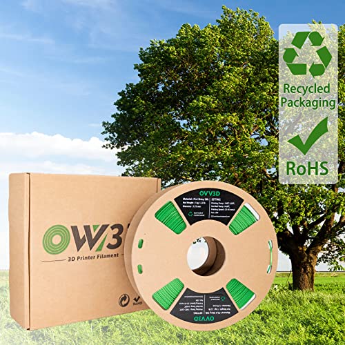 OVV3D Wood 3D Printer Filament Bundle - Wood PLA Filament 1.75mm, 200g x 4 Pack (Walnut, Oak, Cherry, Teak)