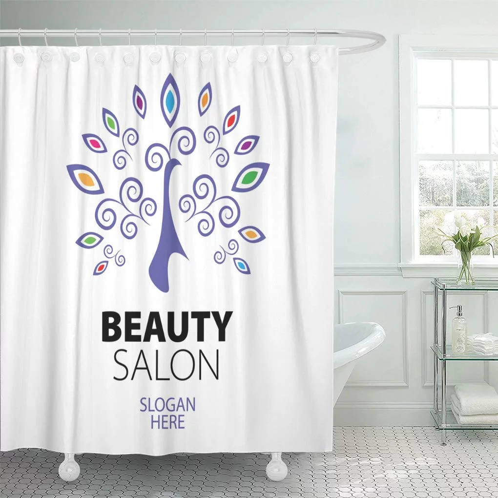 KSADK Beautiful Abstract Peacock Beauty Salon Animal Bird Bright Shower Curtain Bathroom Curtain 60x72 inch