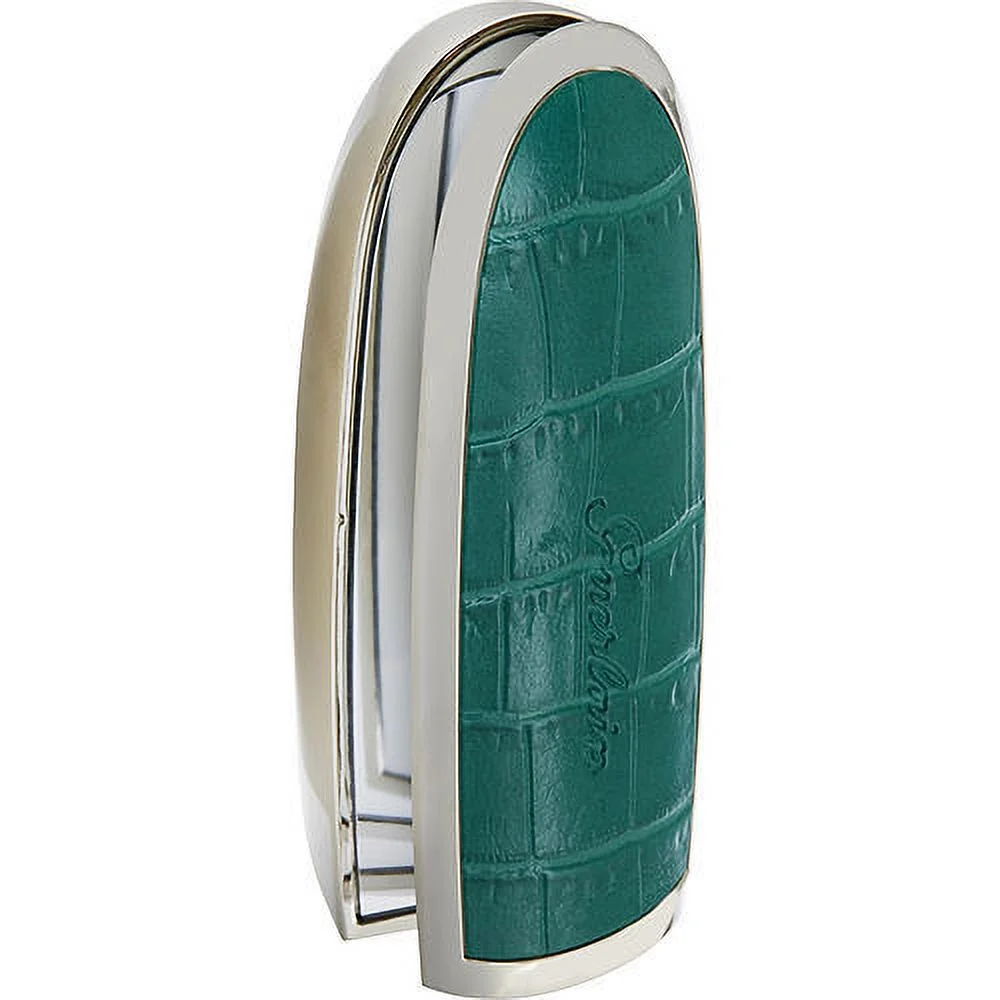 Guerlain Rouge G Double Mirror Lipstick Case in Urban Emerald - 3.5g/0.12oz, Elevate Your Glamour with a Touch of City Sophistication