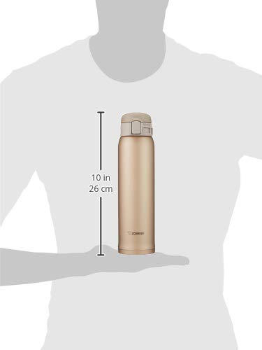 Zojirushi SM-SA60BA Stainless Steel Vacuum Insulated Mug, 1 Count (Pack of 1), Black, 20 oz.