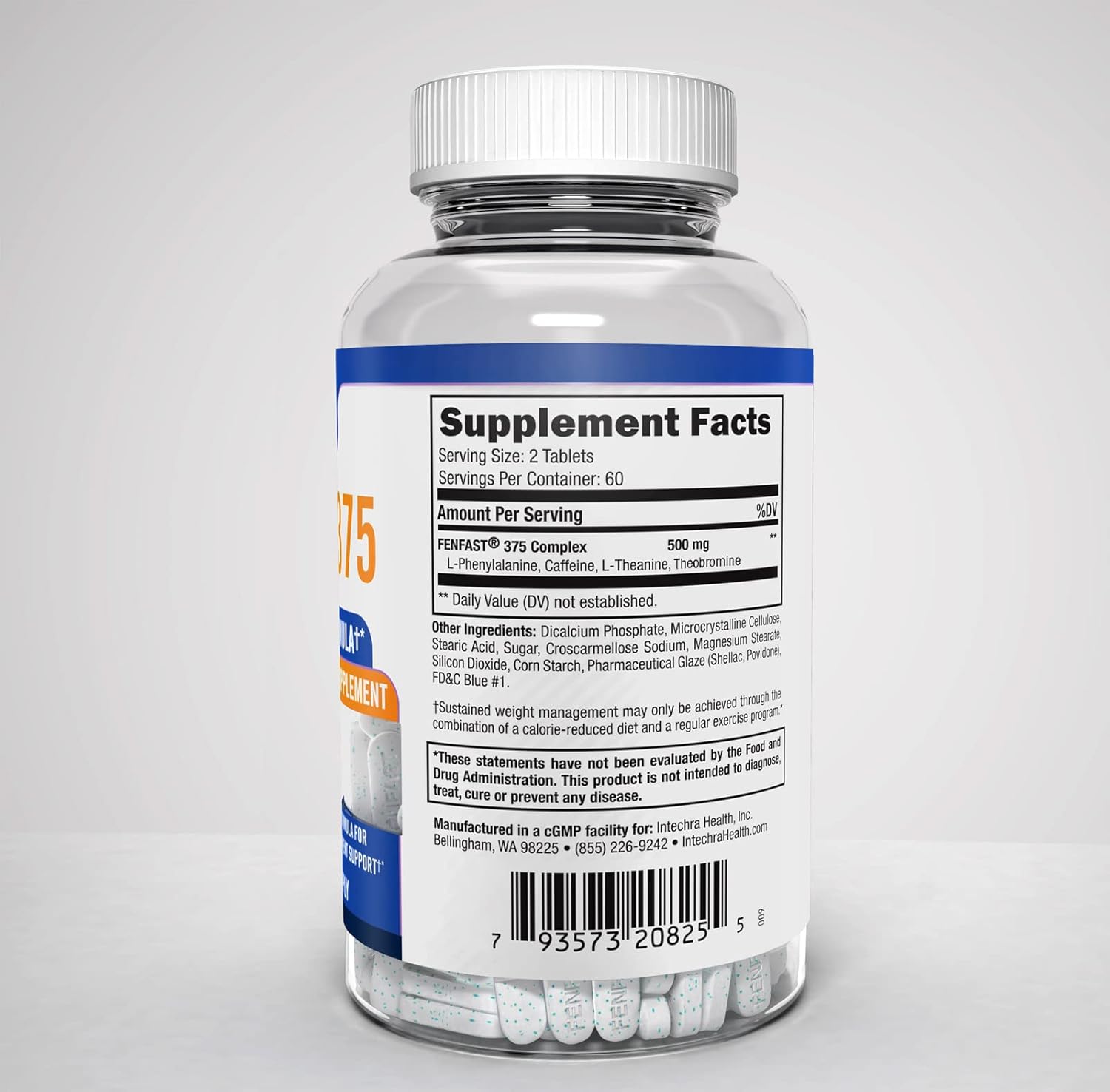 Fen►Fast Diet Pills That Work for Weight Management Best Diet Pills + Powerful Energy Boost 120 White Blue Tablets