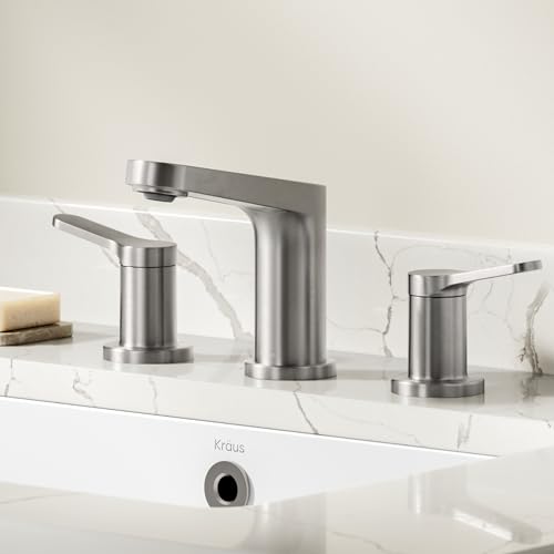 KRAUS Indy Single Handle One Hole Bathroom Sink Faucet in Chrome, KBF-1411CH