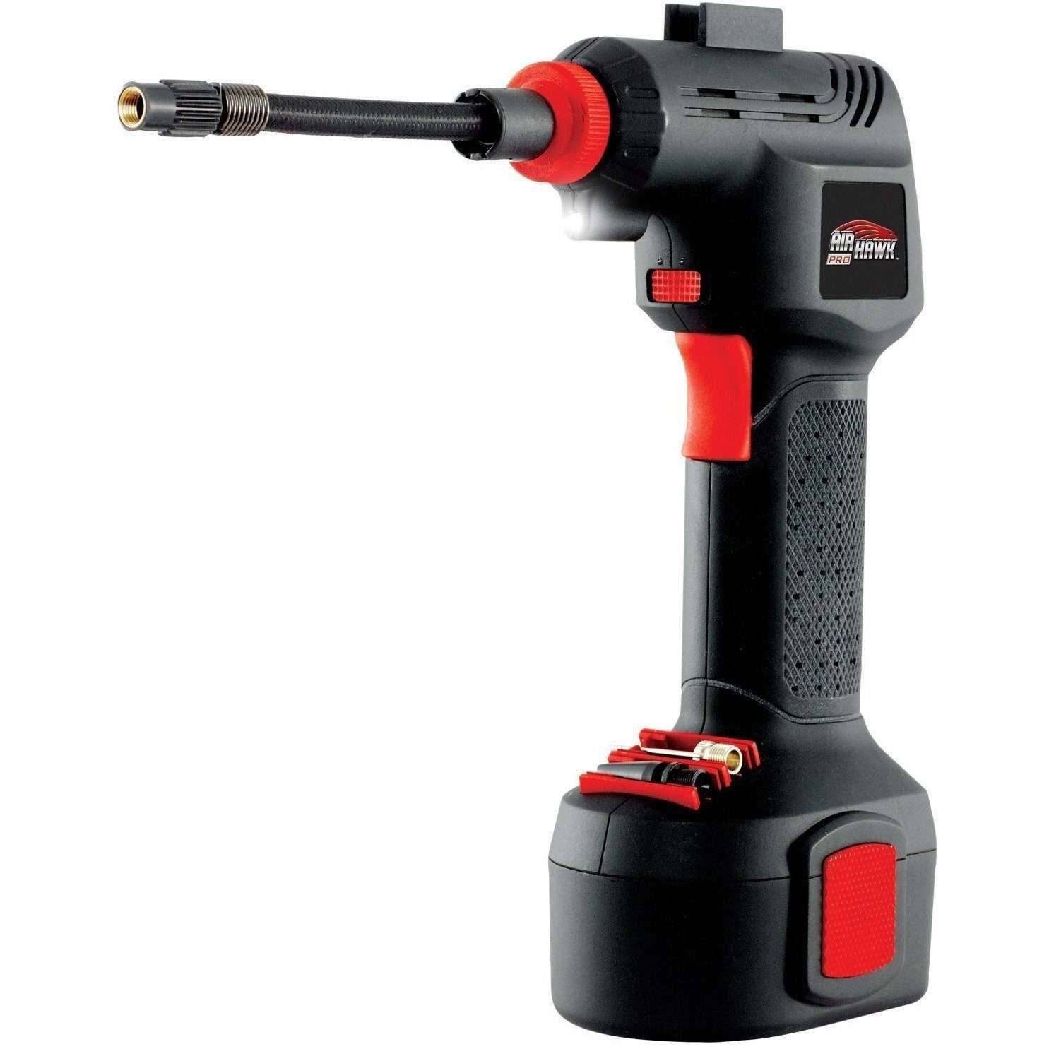 Air Hawk Deluxe Cordless Tire Inflator w/ Carry Bag