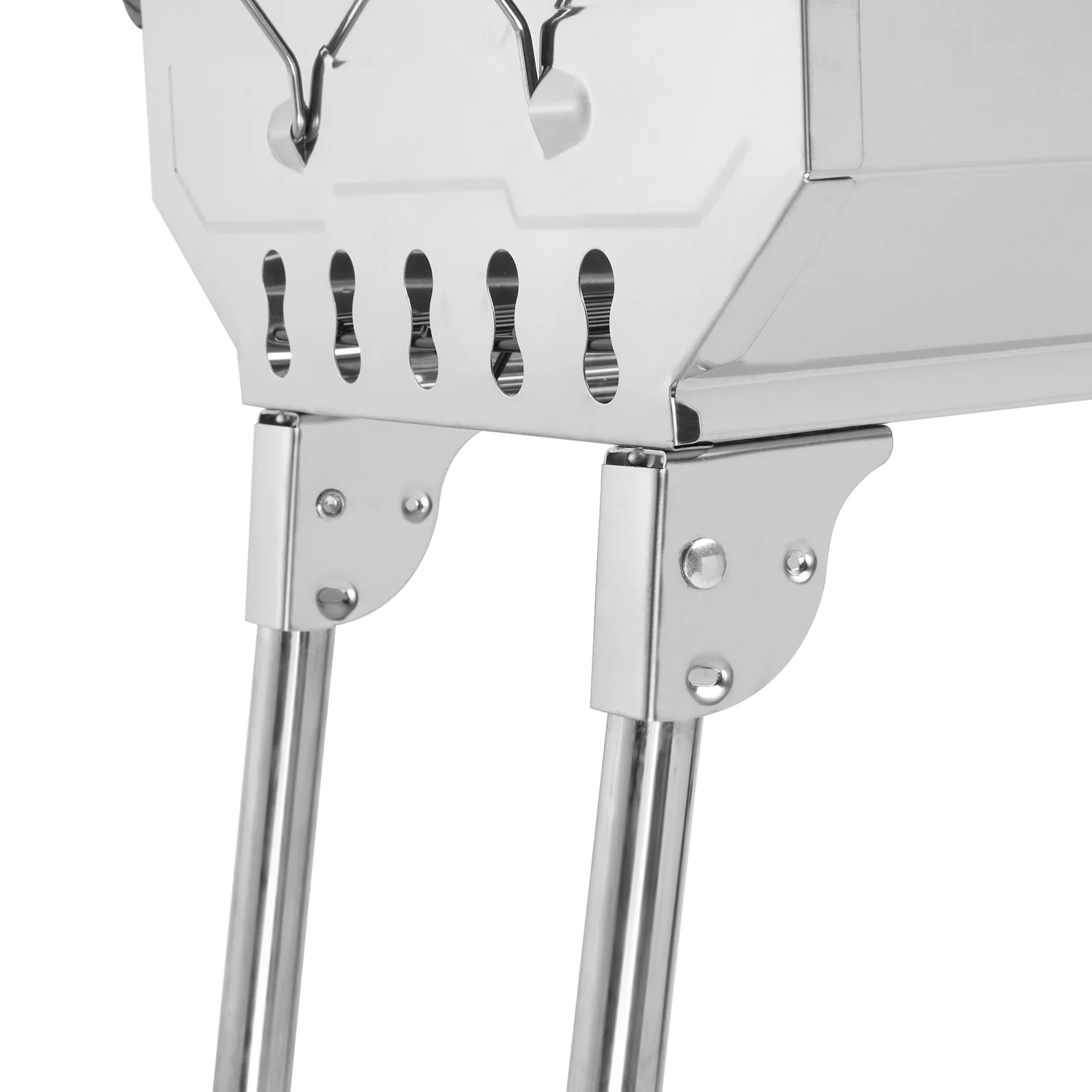 CAIHONG Commercial Quality Portable Charcoal Grills Hibachi BBQ Lamb Skewer Folded Camping Barbecue Grill for Garden Backyard Party Picnic Travel Home Outdoor Cooking Use(39.37 x 12.2 x 27.95 inch)