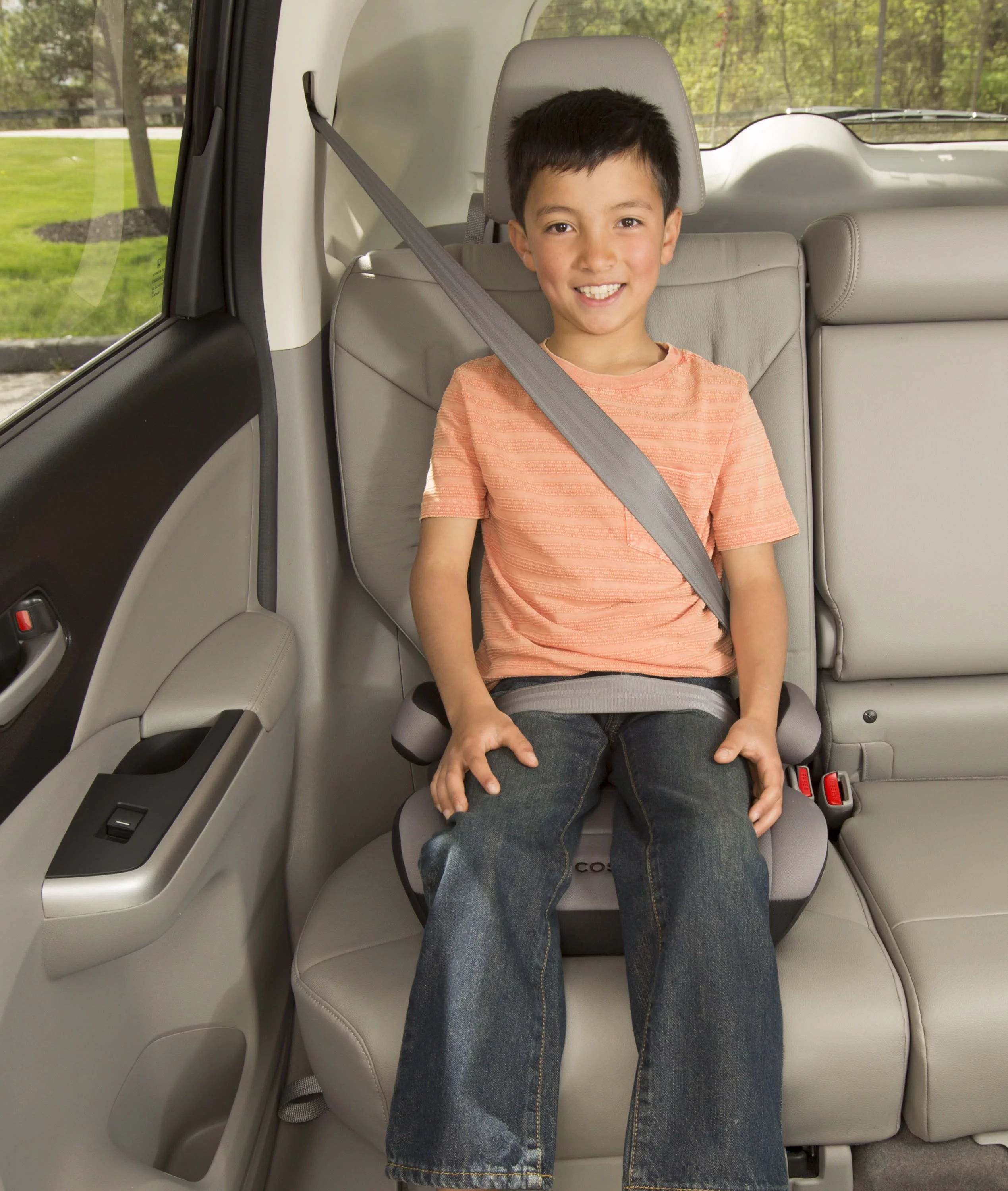 Cosco Kids Topside Booster Car Seat, Organic Waves