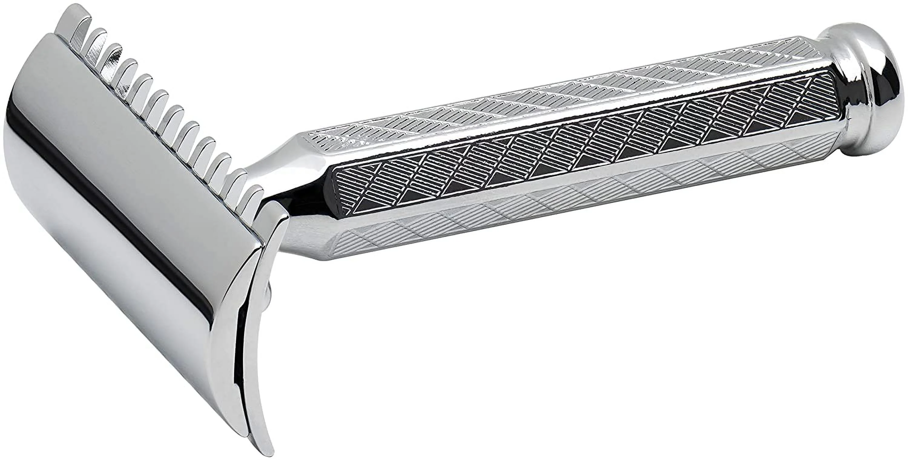 Merkur 9041001- Razor with Comb Guard Stylish 1906 Handle Design for Sensitive Skin